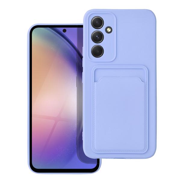 Futerał CARD CASE do SAMSUNG A54 5G fioletowy