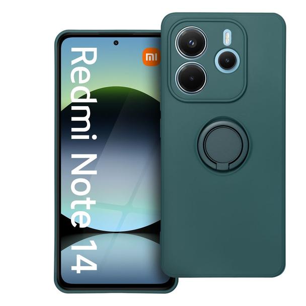 Futerał do Xiaomi Redmi Note 14 5G Silicone Ring zielony
