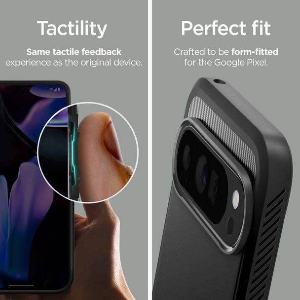 SPIGEN futerał RUGGED ARMOR do GOOGLE Pixel 9 Pro XL matte black