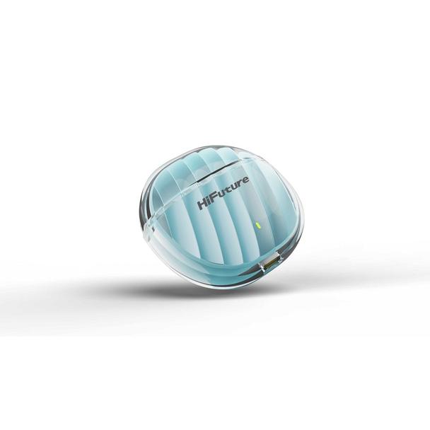 HIFUTURE słuchawki bezprzewodowe bluetooth TWS ENC IPX5 FLYBUDS3 Elegant niebieskie
