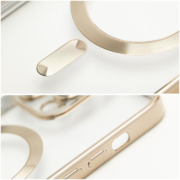 Etui na iPhone 18 Pro / 17 Pro Electro Mag Cover zgodne z MagSafe złote