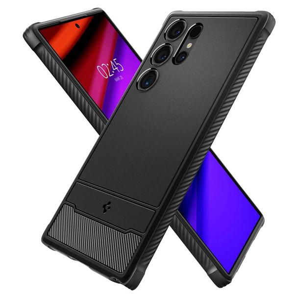 SPIGEN futerał RUGGED ARMOR do SAMSUNG S24 Ultra matte black