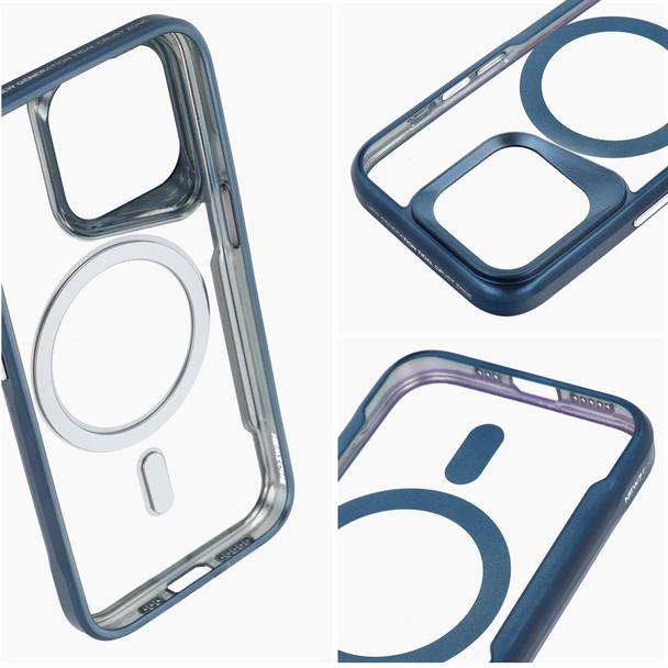 Futerał ERGOFIT NEWZONE kompatybilny z MagSafe do IPHONE 15 PRO srebrny