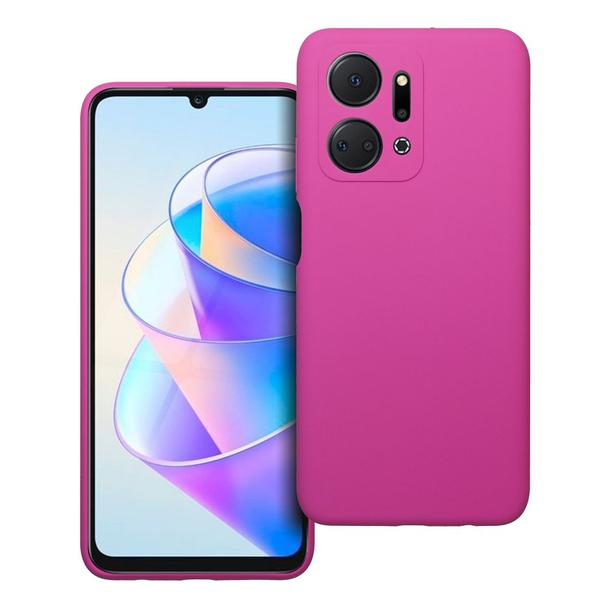 Futerał do Honor X7A Silicone 2mm różowy