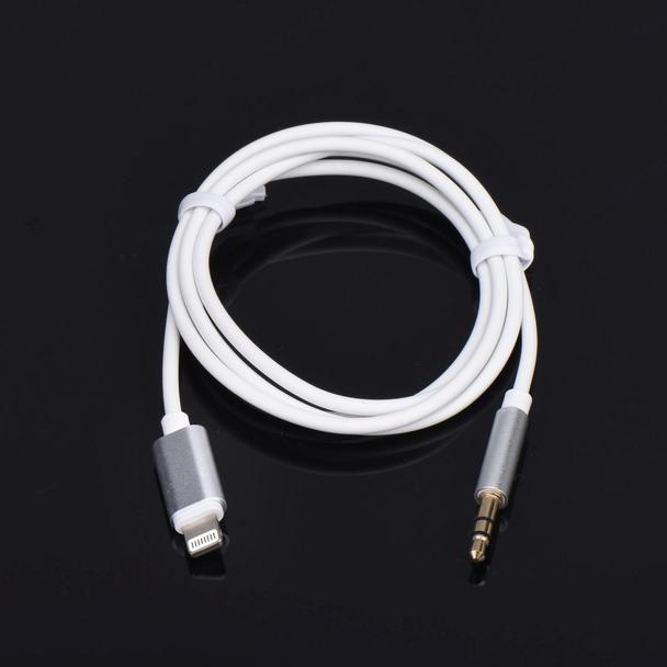 Kabel AUX Lightning (męski) do Jack 3,5 mm (męski) biały