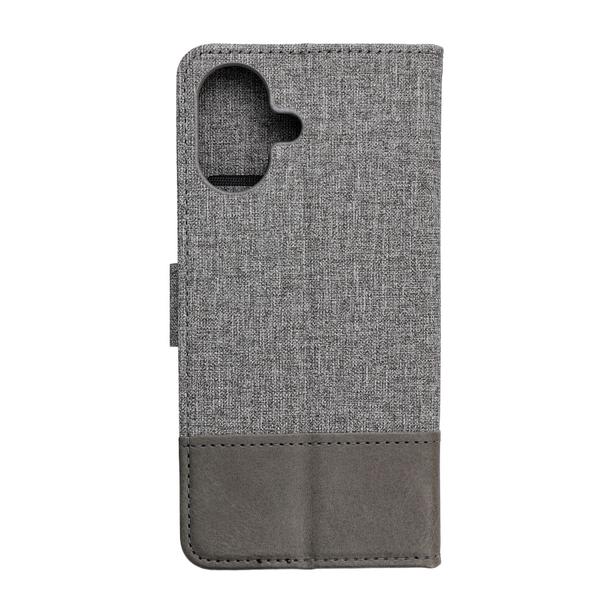 Etui z klapką na iPhone 17 Gomma Book szare