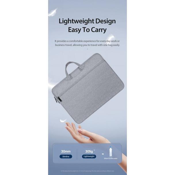 DUX DUCIS torba LBTC na laptop 14-15,4" Horizontal Handbag jasno szary