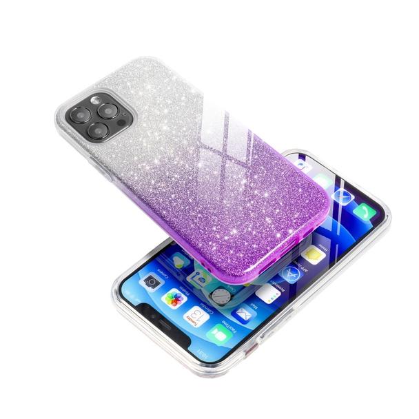 Futerał SHINING do SAMSUNG A52 5G / A52 LTE ( 4G ) / A52S transparentny fioletowy