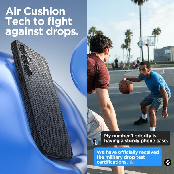 SPIGEN futerał LIQUID AIR do SAMSUNG A55 5G matte black