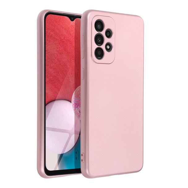 Futerał do Samsung A52 5G / A52 LTE ( 4G ) / A52S Metallic różowy
