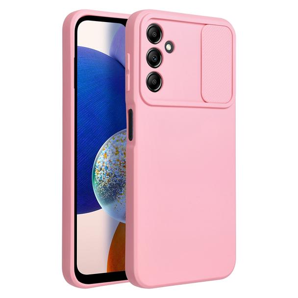 Futerał do Samsung A14 5G / A14 4G Slide jasnoróżowy