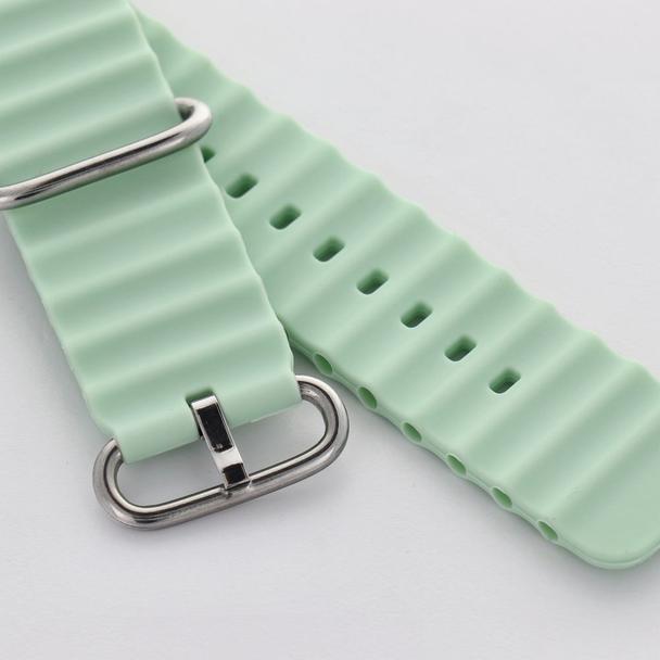 Pasek do zegarka 22 mm Titmo Strap S2 silicone miętowy