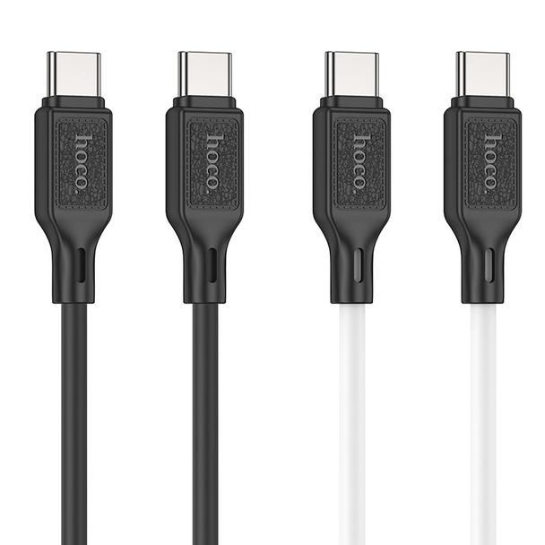 Kabel USB A do USB C Hoco 3A 1 m X90 biały