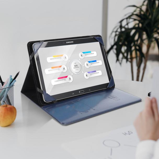 BLUN uniwersalny futerał na tablet 8" (UNT) niebieski