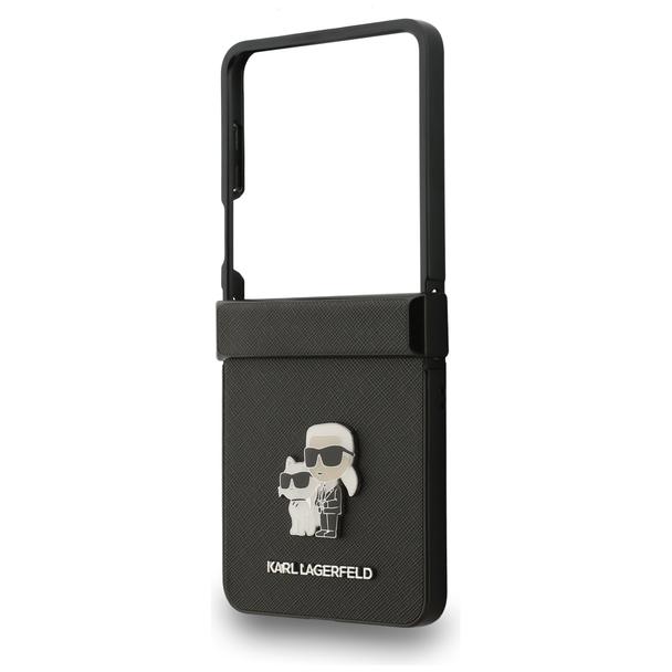 KARL LAGERFELD futerał do SAMSUNG Z FLIP7 KLHCZF7SAPKCNPK (Saffiano KC PIN) czarny
