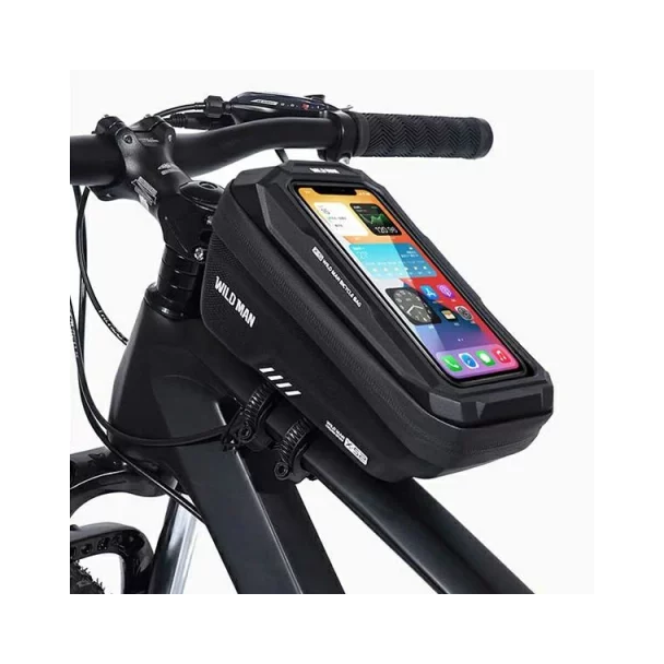 WILDMAN sakwa rowerowa na ramę na zamek 1L (4" - 7") XS2 czarna