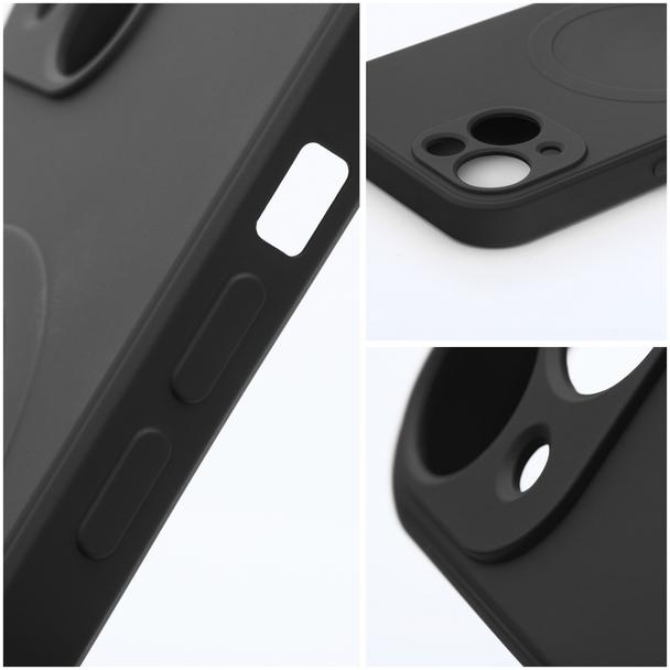 Etui na Samsung S26 FE Silicone Mag Cover zgodne z MagSafe (camera protection) czarne