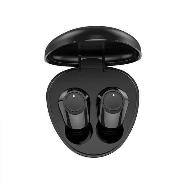 Słuchawki bezprzewodowe bluetooth TWS + stacja dokująca M9 czarne