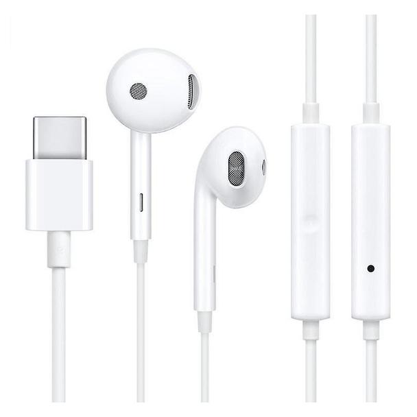 Oryginalne Słuchawki przewodowe doszune USB C Oppo MH147 bulk białe