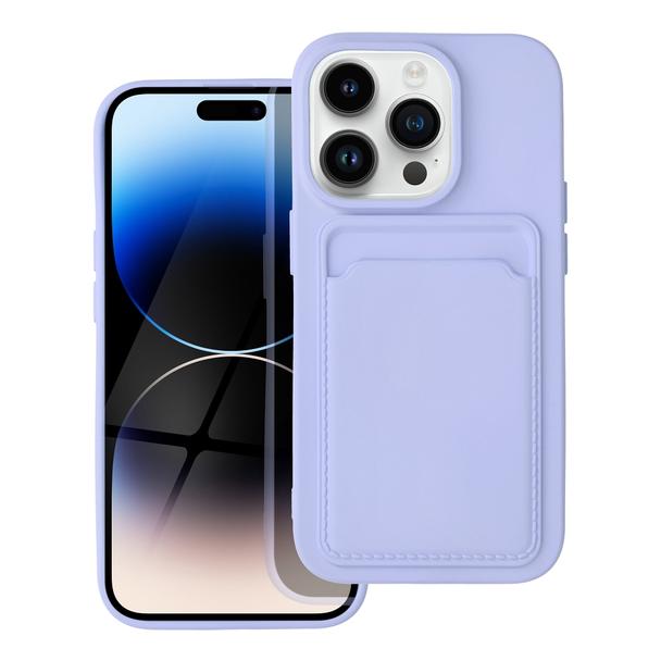 Futerał do iPhone 14 PRO Card Case fioletowy