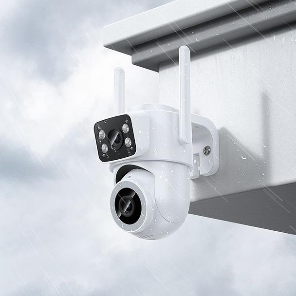 Kamera zewnętrzna 2MP Full HD Wi-Fi Hoco D9 biała