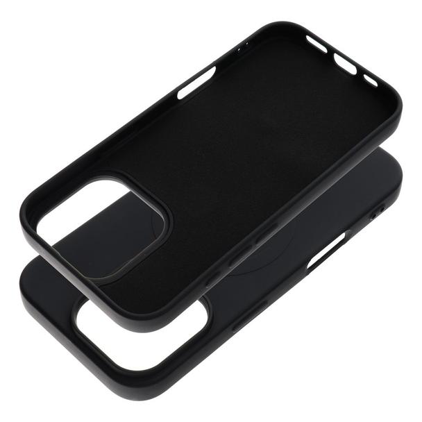 Futerał do iPhone 16 PRO Silicone Mag Cover zgodny z MagSafe (big hole) czarny