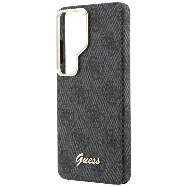 GUESS futerał do SAMSUNG S26 Ultra GUHMS26L5P4FWMSK (4G Script MagSafe) czarny