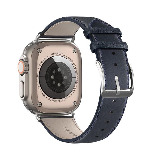 DUX DUCIS pasek YS skórzany do Apple Watch 38 / 40 / 41 mm niebieski