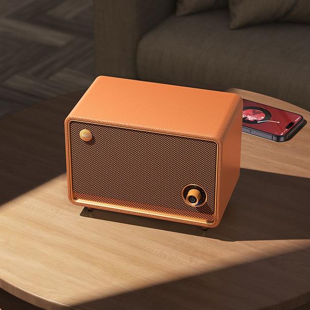 Głośnik bluetooth retro 30W 10h Hoco BS65 pomarańczowy