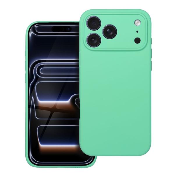 Futerał do iPhone 17 PRO MAX Silicone 2mm miętowy