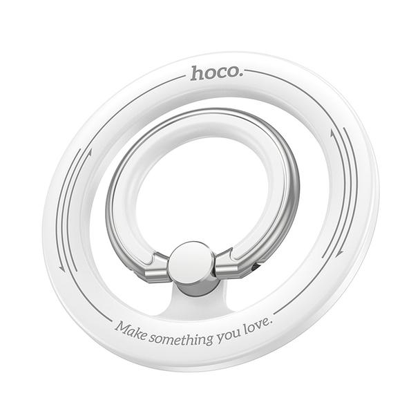 Uchwyt na telefon na palec Hoco magnetyczny Ring GH1 biały