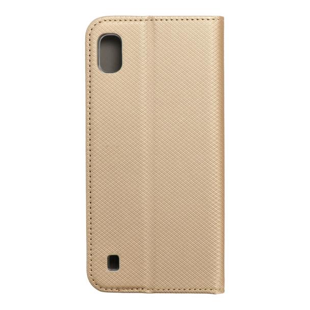 Etui z klapką na Samsung A10 Smart Case Book złote