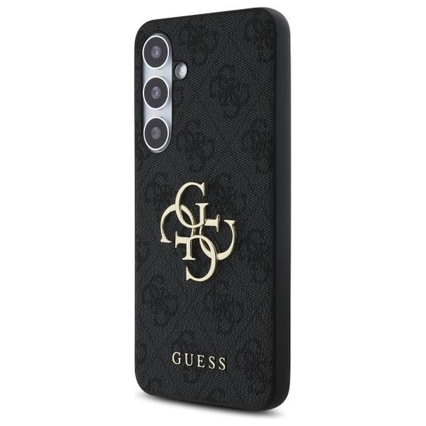 GUESS futerał do SAMSUNG S24 FE GUHCS24FE4GMGGR (HC PU 4G Big Metal Logo) szary