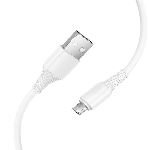 Kabel USB A do Micro USB Hoco 2,4A 1 m X120 biały
