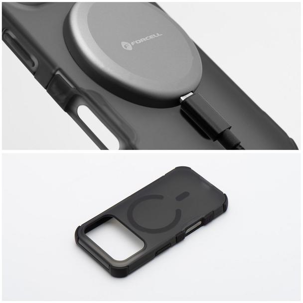 Etui na iPhone 16 PRO Forcell F-Protect BumperX Premium zgodne z MagSafe czarne 0INT