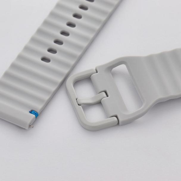 Pasek do zegarka 22 mm Titmo Strap S3 silicone szary