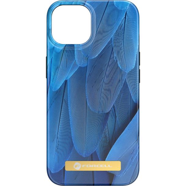 Etui na iPhone 14 PLUS Forcell F-Protect Mirage zgodne z MagSafe blue bird
