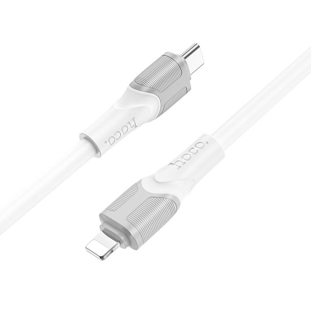 Kabel USB C do Lightning Hoco PD 27W 3 m X106 biały