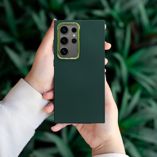 Futerał do Samsung A37 5G Frame zielony