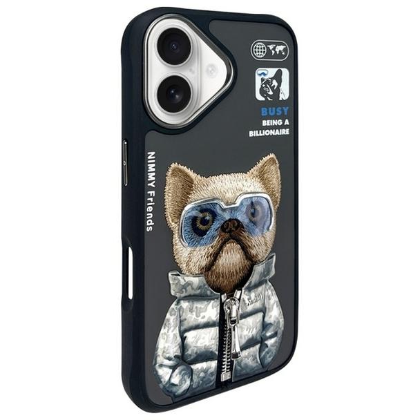 NIMMY futerał COOL&CUTE 2.0 Dog do IPHONE 16 czarny