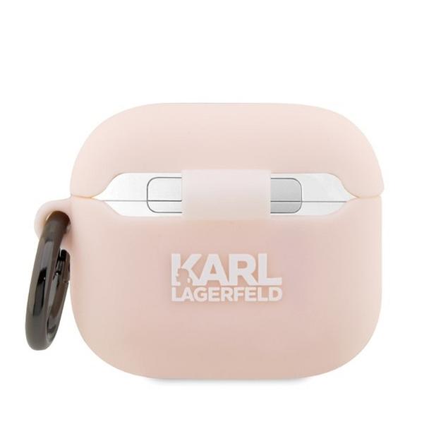 KARL LAGERFELD futerał do APPLE Airpods Pro KLAPRUNIKP (3D Sil NFT Karl) różowy
