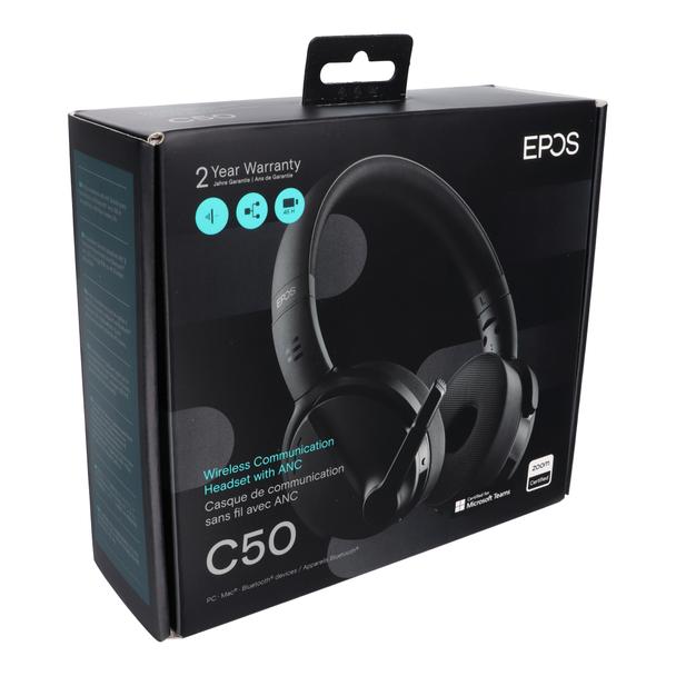 Słuchawki bezprzewodowe nauszne Sennheiser Epos C50 czarne