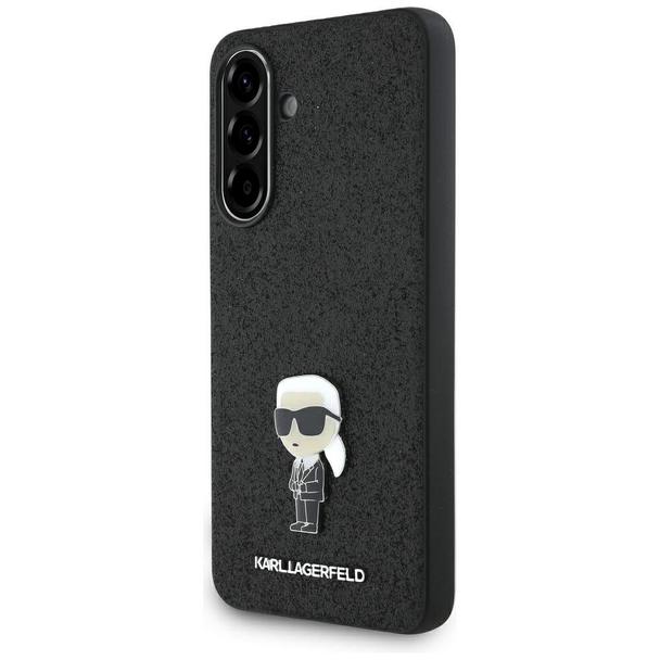 KARL LAGERFELD futerał do SAMSUNG A56 KLHCSA56GKNPSK (Fixed Glitter W/ Ikonik Metal Pin) czarny