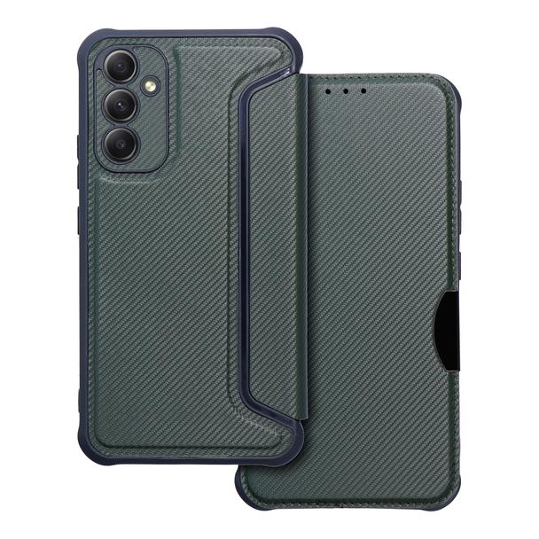 Etui z klapką na Samsung A34 5G Razor Book ciemnozielone