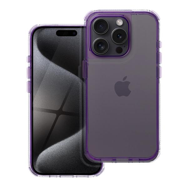 Futerał do iPhone 11 Matrix Clear jasnofioletowy