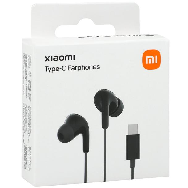 Słuchawki przewodowe douszne USB C Xiaomi M2413E1 czarne