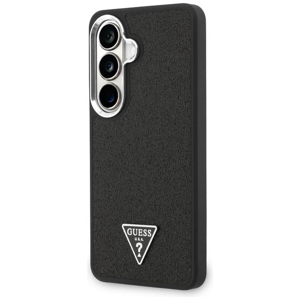 GUESS futerał do SAMSUNG S26 GUHMS26SPFGTSCMK (Fixed Glitter Triangle MagSafe) czarny