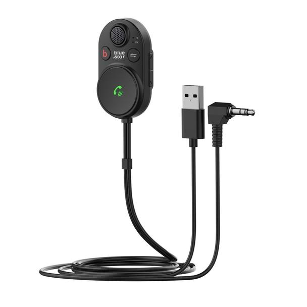 Transmiter samochodowy bluetooth Blue Star 2w1 CarLink BT62 czarny