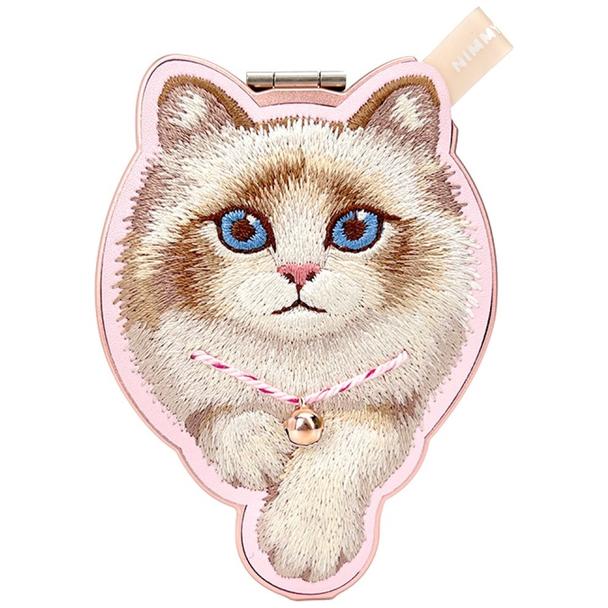 NIMMY zawieszka magnetyczna DENIM FASHION RAGDOLL CAT różowa