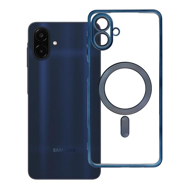 Etui na Samsung A08 Electro Mag Cover zgodne z MagSafe tytanowo niebieskie